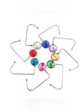 Purse Hooks Rhinestone In Your Choice Of An Assortment Of Colors